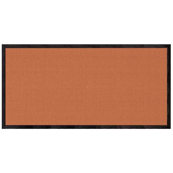 United Visual Products Decor Wood Combo Board, 36"x24", Walnut/White Porcelain & Amethyst UV702DEFAB-WALNUT-WHTPORC-AMETHY - main